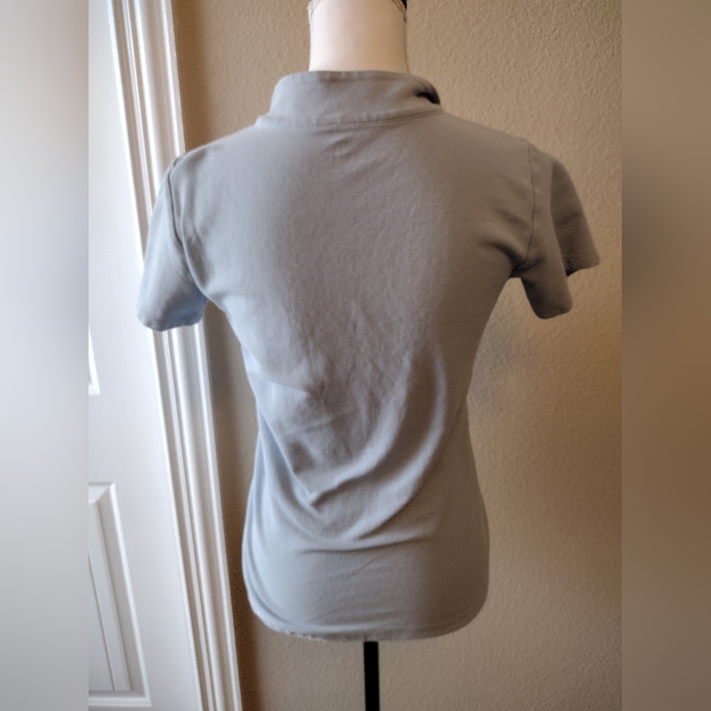 Spartina 449 Short Sleeve Serena Half Zip Women's Top Size XS - Picture 5 of 9